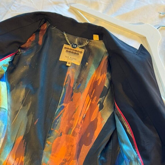 Authentic Ted Baker Wool Blend Fitted Blazer - Classic Tailoring - Picture 3 of 6